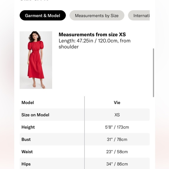 NWOT - Moon River - Cutout Poplin Dress in Red - Size XS - Picture 5 of 6